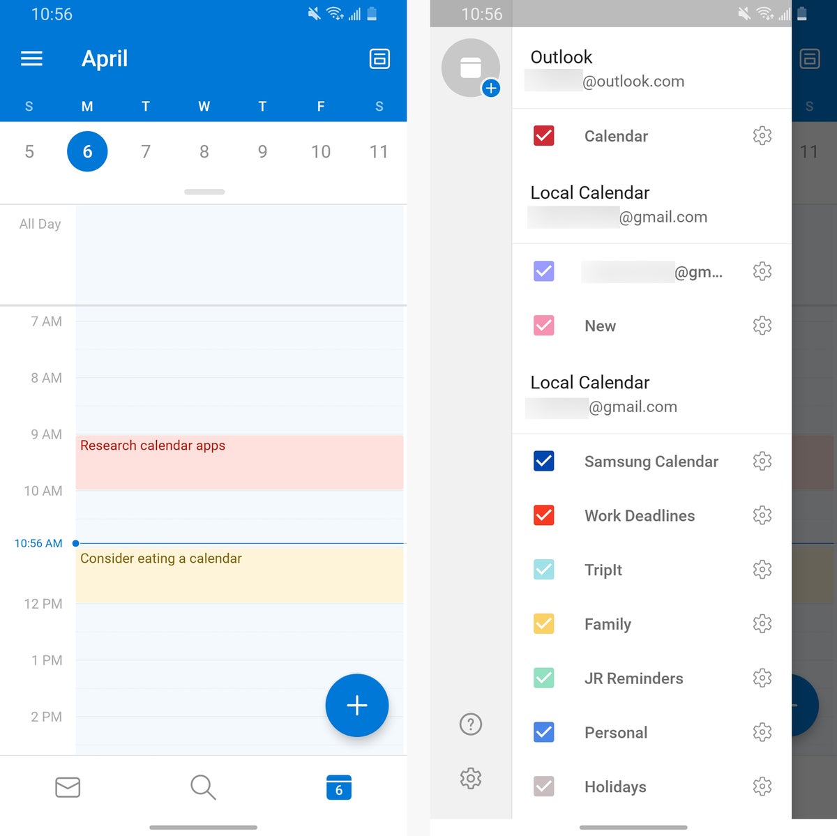 android add outlook calendar to google calendar